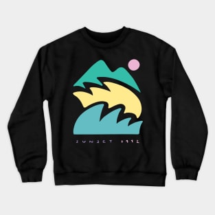 Sunset 1992 Crewneck Sweatshirt